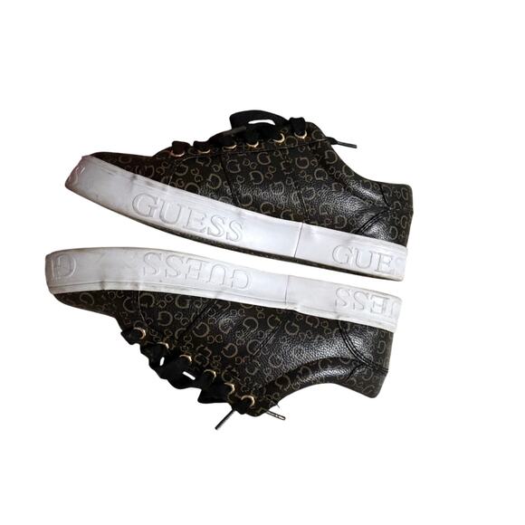 Guess shoes slip on womens shoes sz 7 gold brown sneakers dressy trendy - Picture 6 of 9